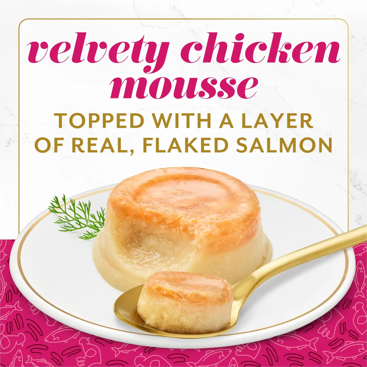 Fancy Feast Layered Delights Chicken Mousse & Salmon Treats 1.96 oz | Gourmet Wet Cat Snacks - view 2
