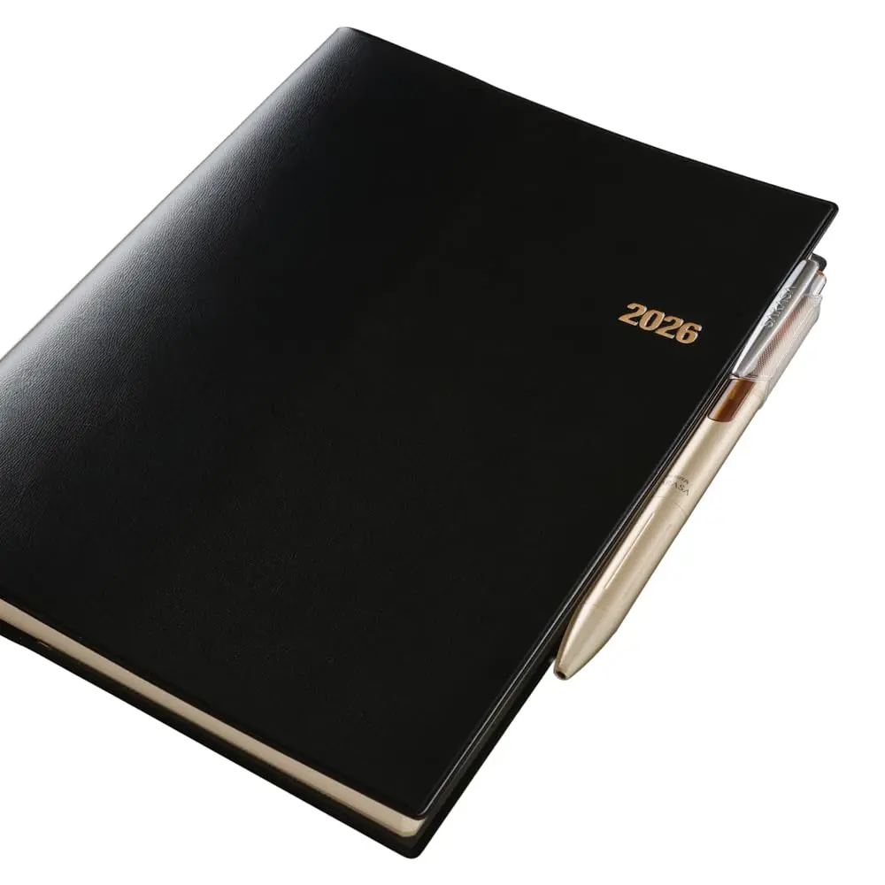 日本能率協会マネジメントセンター Noritsu NOLTY 9607 Notebook A5 Weekly Planner Black | 240 Pages, Starts April 2026 - view 5
