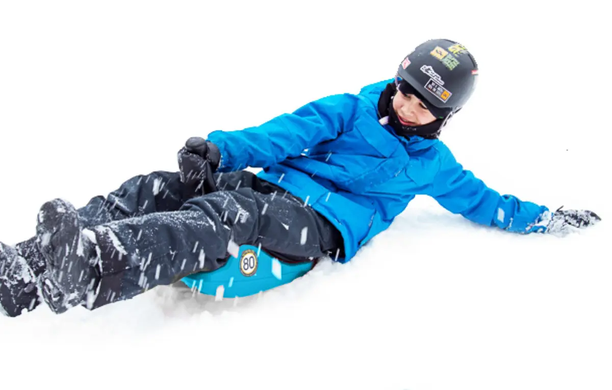 Zipfy Freestyle Mini Luge Snow Sled | Made in USA | Lightweight, Steerable Sit-Down Racer for All Ages - view 6