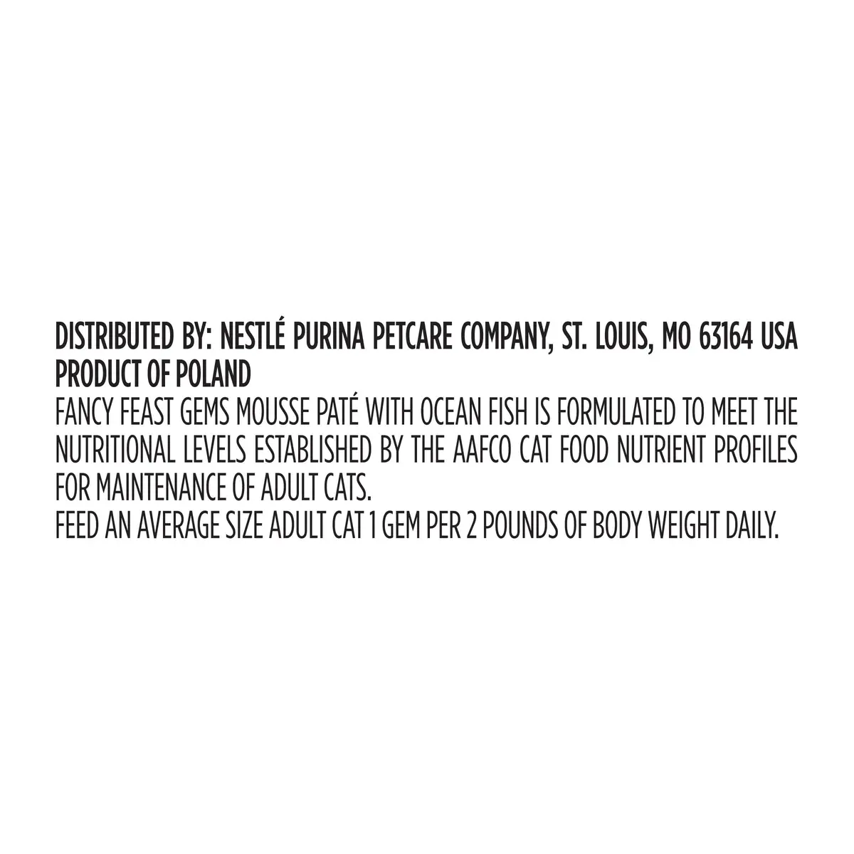 Fancy Feast Purina Gems Pate Mousse with Gravy Wet Cat Food 4 oz | Ocean Fish Flavor, Soft & Silky - view 7