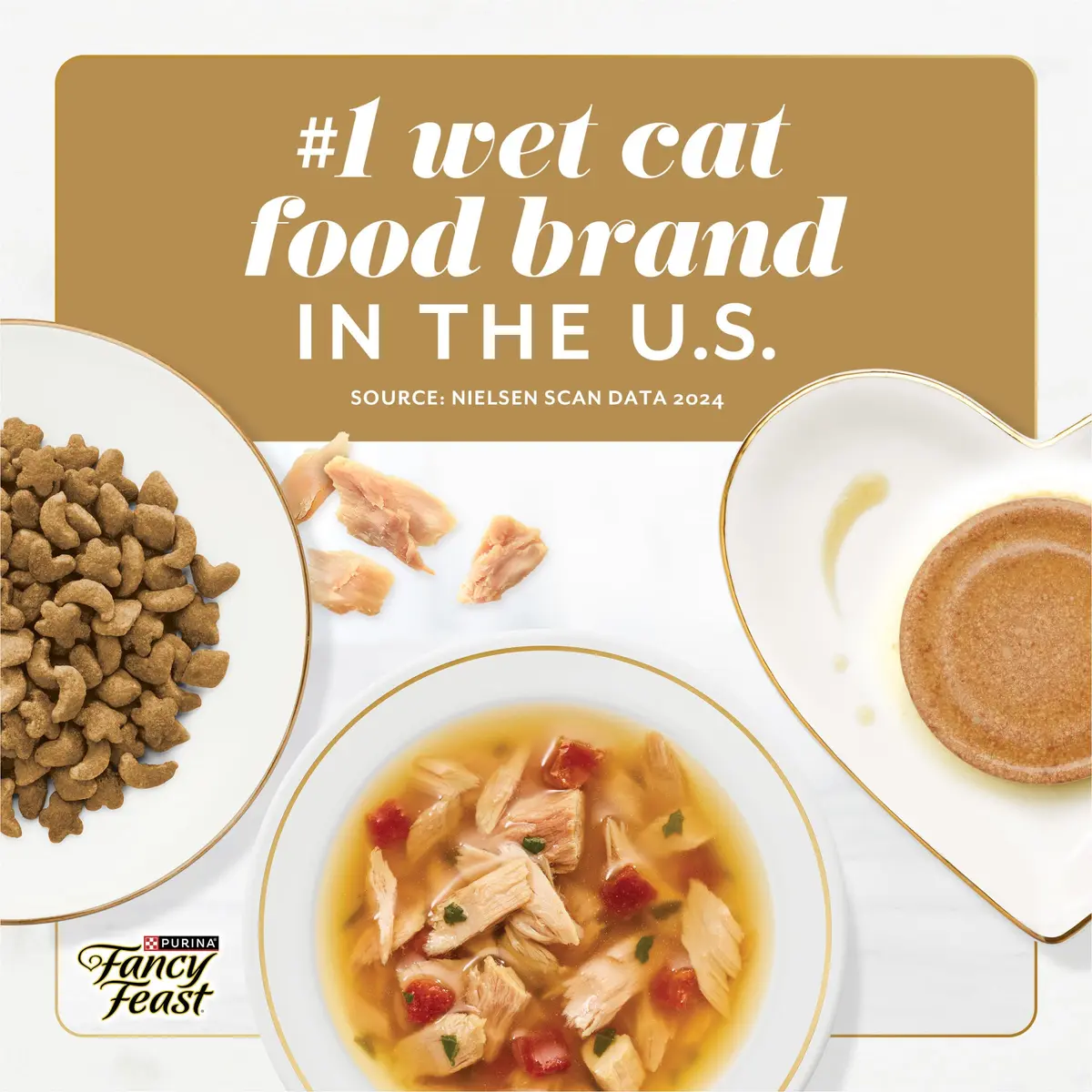 Fancy Feast Purina Gems Pate Mousse with Gravy Wet Cat Food 4 oz | Ocean Fish Flavor, Soft & Silky - view 9