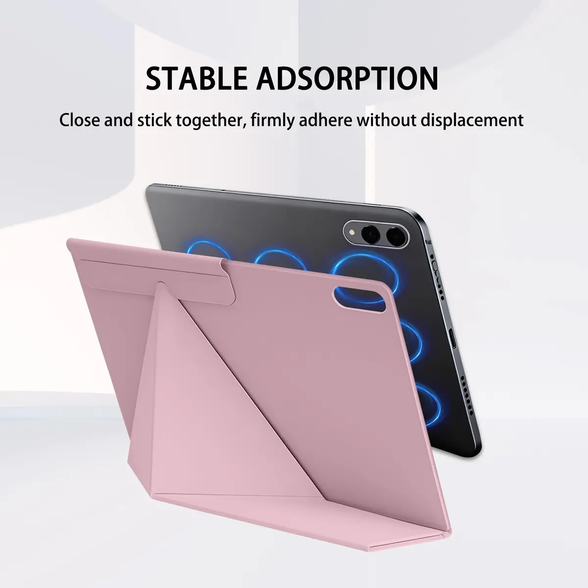 GUODONGMEI Magnetic Case for Samsung Galaxy S11 Ultra 14.6" | Auto Wake/Sleep Pink - view 6