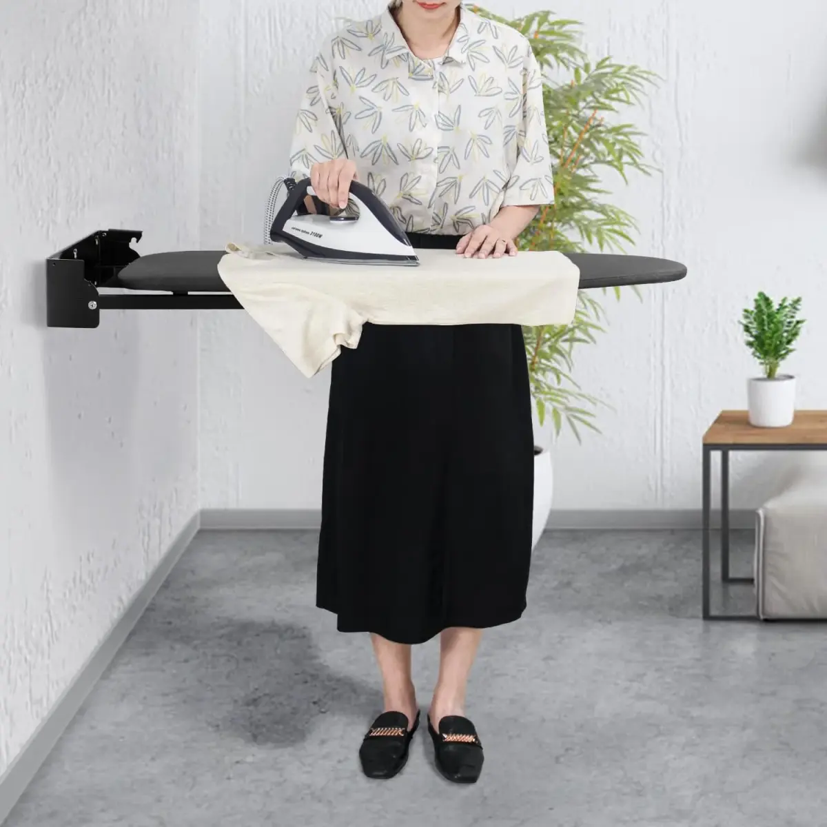 Duwee Wall Mounted Ironing Board 93cm (36") | Space-Saving Foldable Design for Apartments - view 6