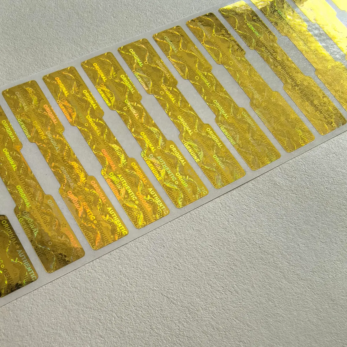 TLK&FBB Tamper Proof Hologram Stickers 5000pcs (5cm x 1cm) | High Security Void Seal Labels - view 2