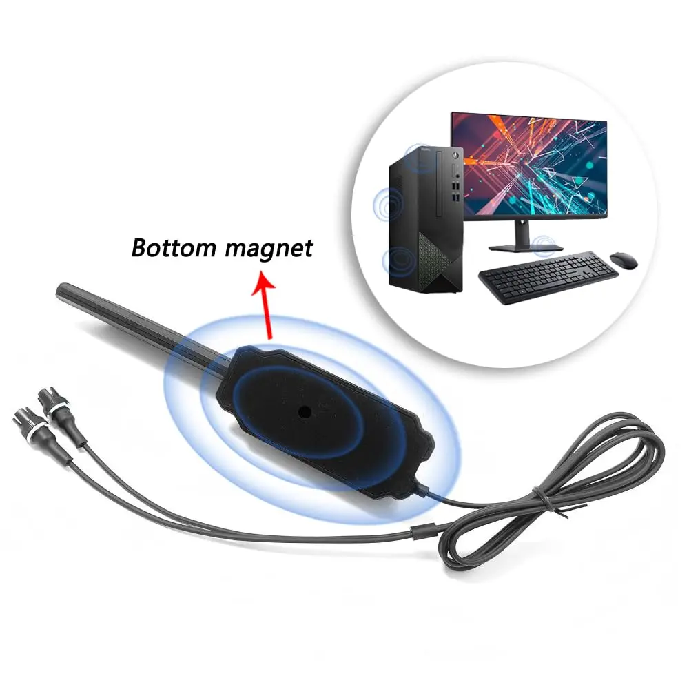Zahara Tri Band WiFi 7 Antenna with Magnetic Base | 9dBi Gain, 32.2 Inch Cables, 2.4/5.8/6GHz - view 6