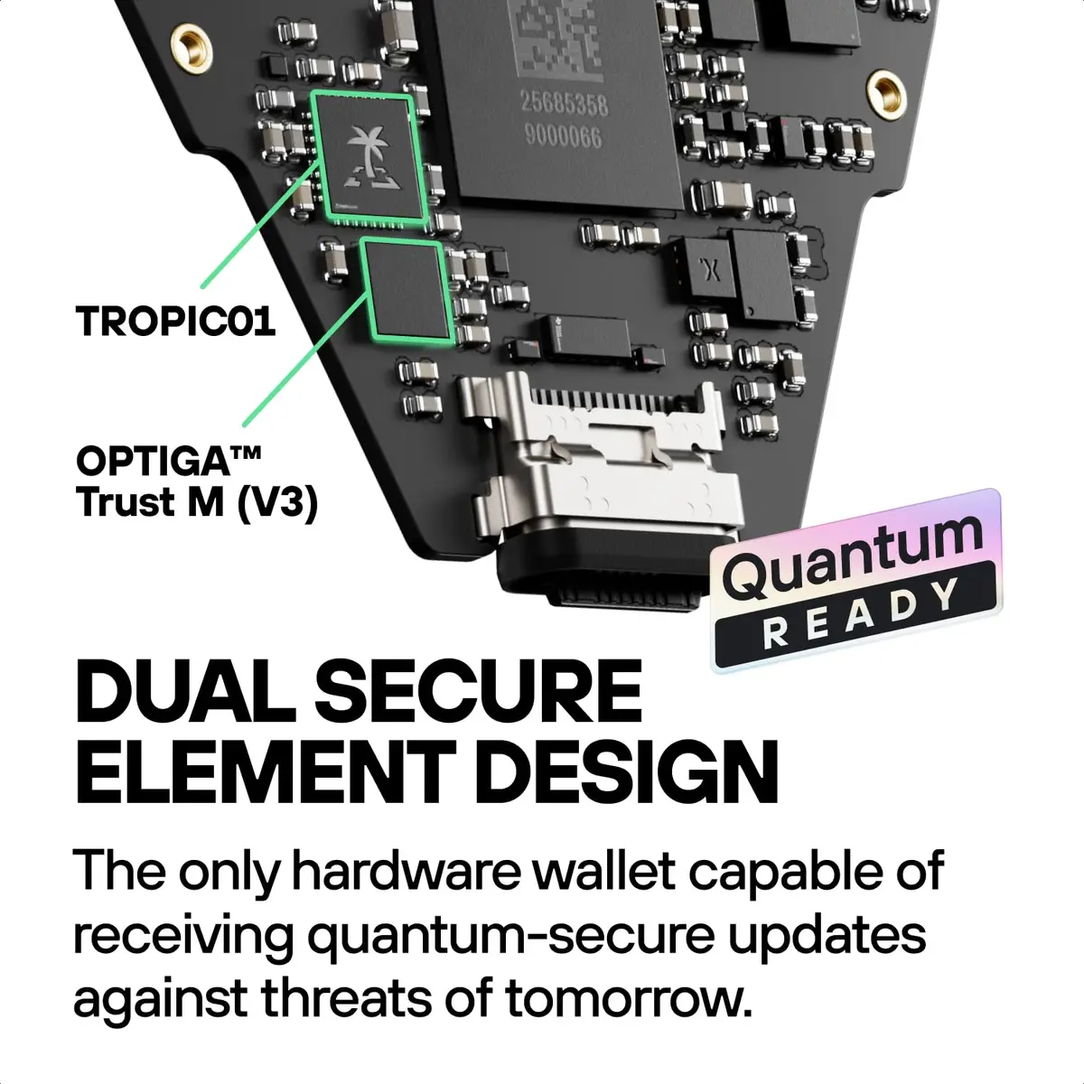 Trezor Safe 7 Crypto Hardware Wallet with Bluetooth | Quantum-Ready Security & Wireless Control - view 4
