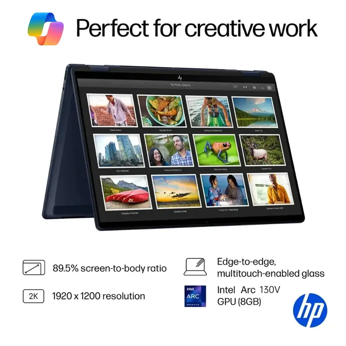HP OmniBook X Flip 14 2-in-1 Laptop 14" WUXGA IPS, Intel 8-core Ultra 5 226V, 16GB RAM, 512GB SSD, Thunderbolt 4, Windows 11 Pro - view 7