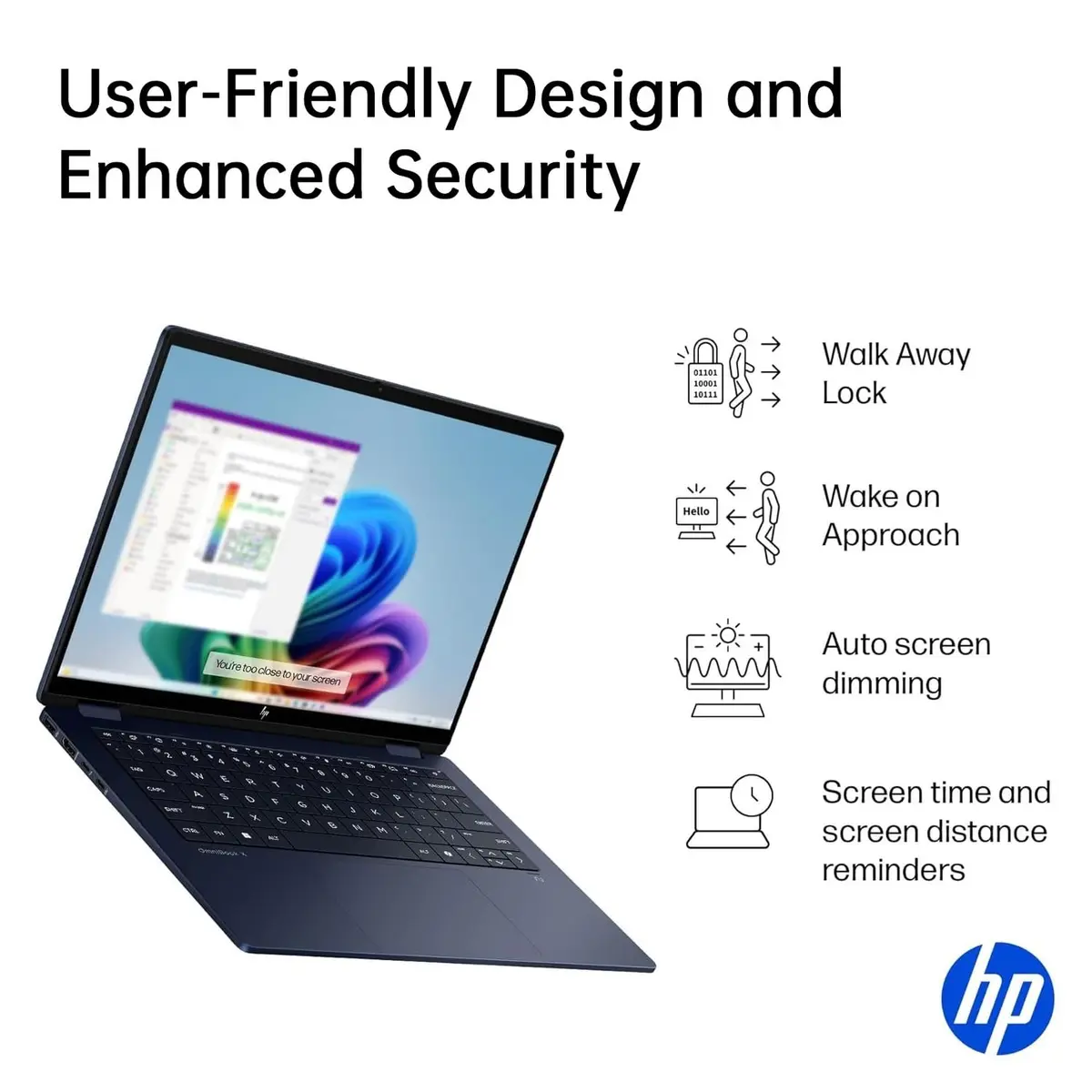 HP OmniBook X Flip 14 2-in-1 Laptop 14" Touchscreen | Intel Ultra 8-core, 16GB RAM, 512GB SSD - view 6
