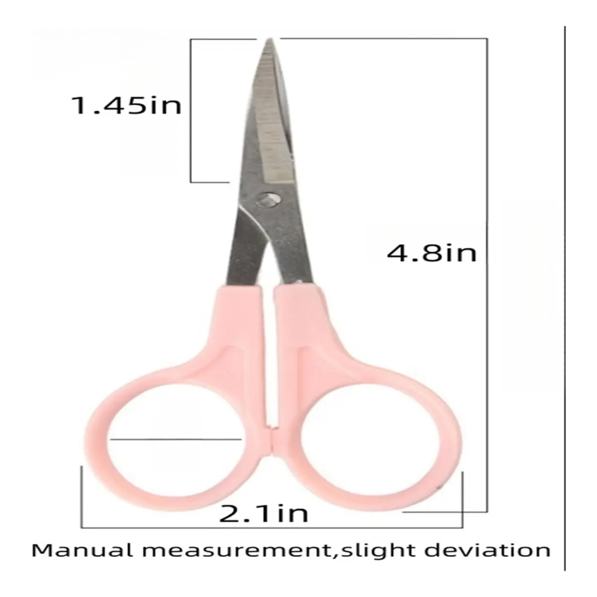DleDan Small Embroidery Curved Scissors 12CM | Sharp Tip for Needlework & Crafts - view 2