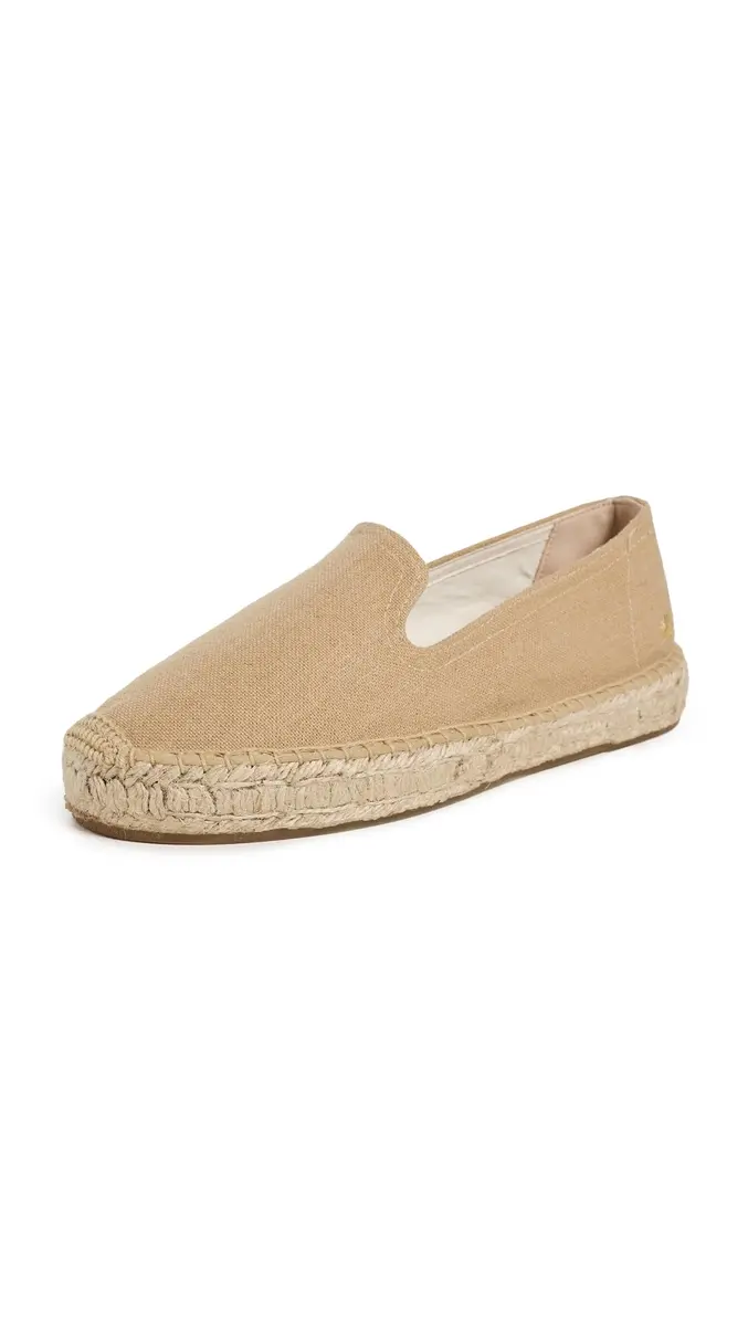 Soludos Women's The Platform Smoking Espadrilles Safari Brown 11-11.5 Medium US | Classic Style & Eco-Friendly Comfort - main product image