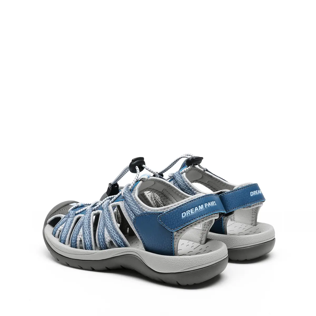 DREAM PAIRS Women's Closed Toe Sport Athletic Sandals 24 cm (9 US) Navy | Comfortable Fisherman Style - view 6