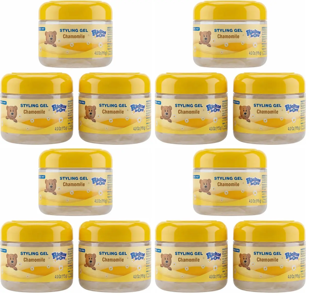Ricitos de Oro Chamomile Hair Gel 4.05 Oz | Preserves Natural Color, Gentle Daily Use - main product image