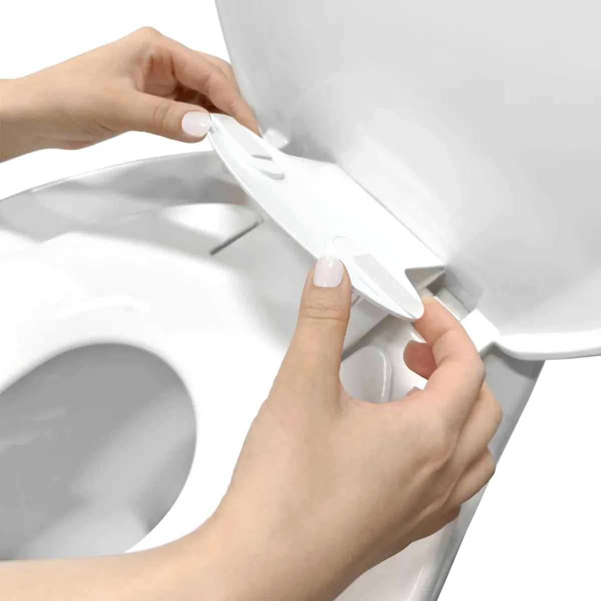 Ingenuity Flip & Sit Potty Seat (White) — 4 Pack | Attaches to Adult Toilet Seat - view 2