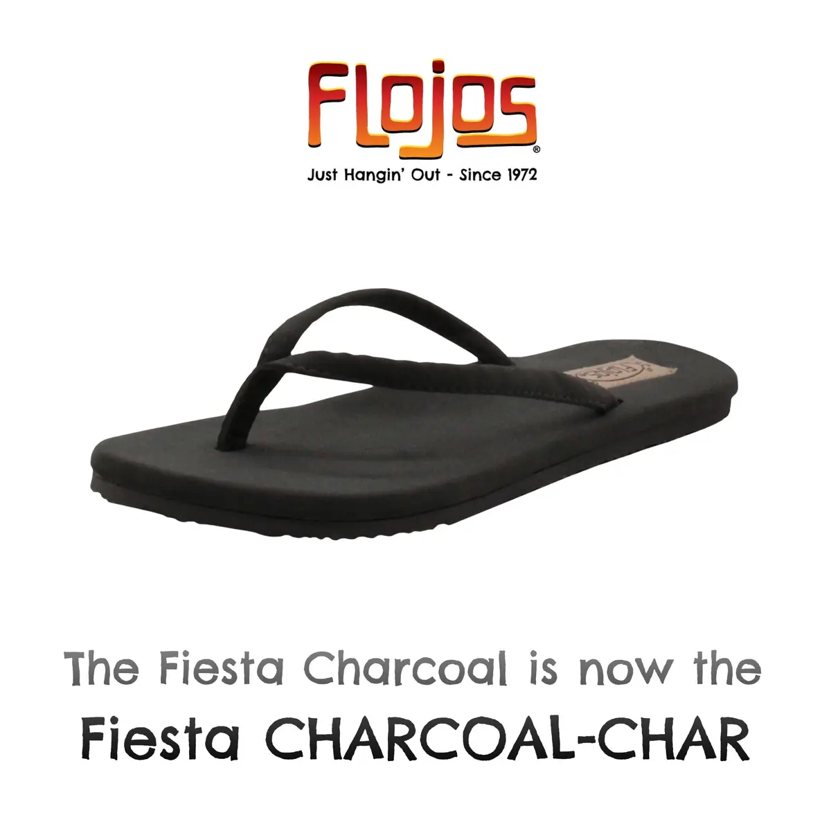Flojos Womens Fiesta Sandal, Charcoal/Charcoal, 11 M US | Cushioned EVA Footbed & Arch Support - view 2
