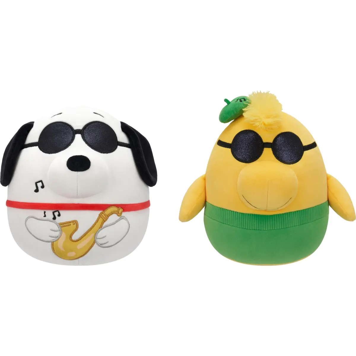 Squishmallows Peanuts 8in Snoopy & Woodstock Jazz Plush 2-Pack | Ultrasoft Official Licensed Toy (8in) - main product image