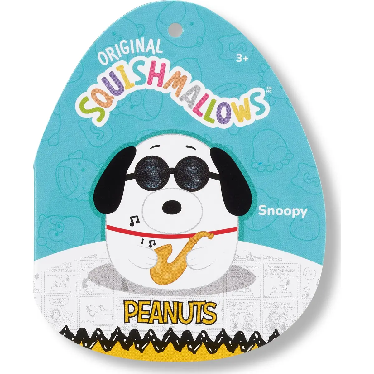 Squishmallows Peanuts 8in Snoopy & Woodstock Jazz Plush 2-Pack | Ultrasoft Official Licensed Toy (8in) - view 5
