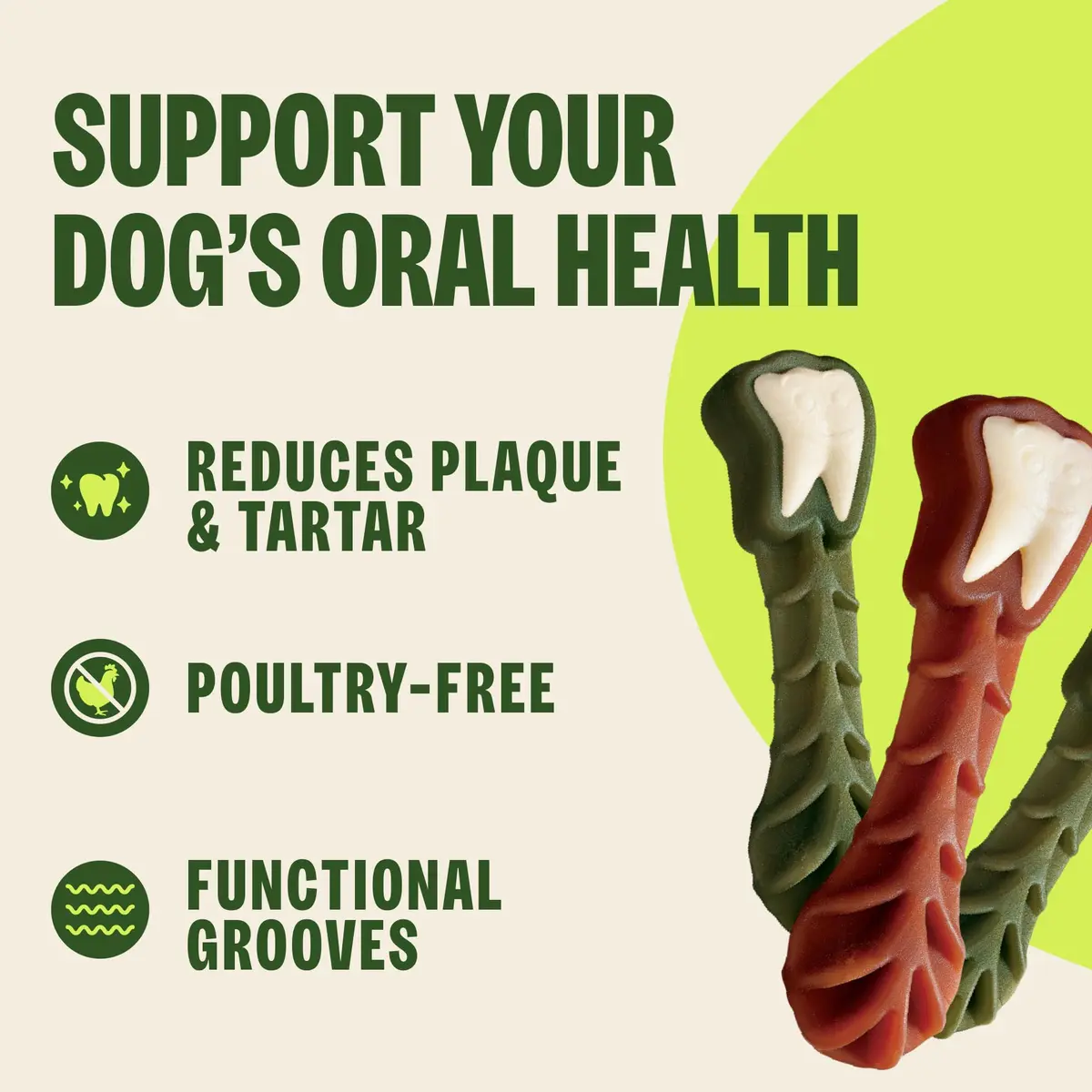 Whimzees Natural Dog Dental Treat XS 4.2 oz (119 g) | VOHC Accepted Chews for Clean Teeth & Fresh Breath - view 5