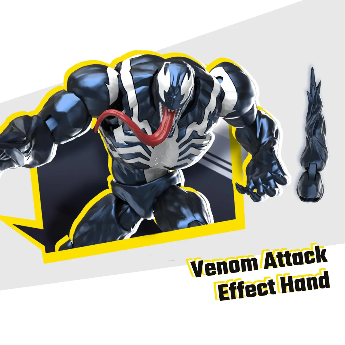 BLOKEES Champion Class - Marvel Rivals Venom Model Kit 6 Inch | 90 Points Articulation, No Tools, Ages 14+ - view 7