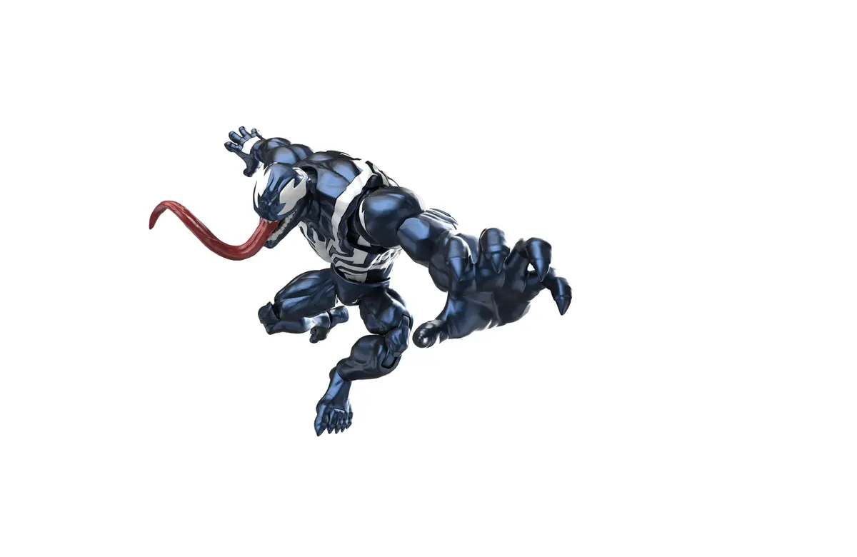 BLOKEES Champion Class - Marvel Rivals Venom Model Kit 6 Inch | 90 Points Articulation, No Tools, Ages 14+ - view 2