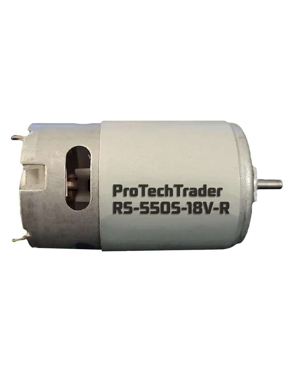 ProTechTrader 18V 6V Electric Motor | 20K RPM Round Shaft for DIY Projects - main product image