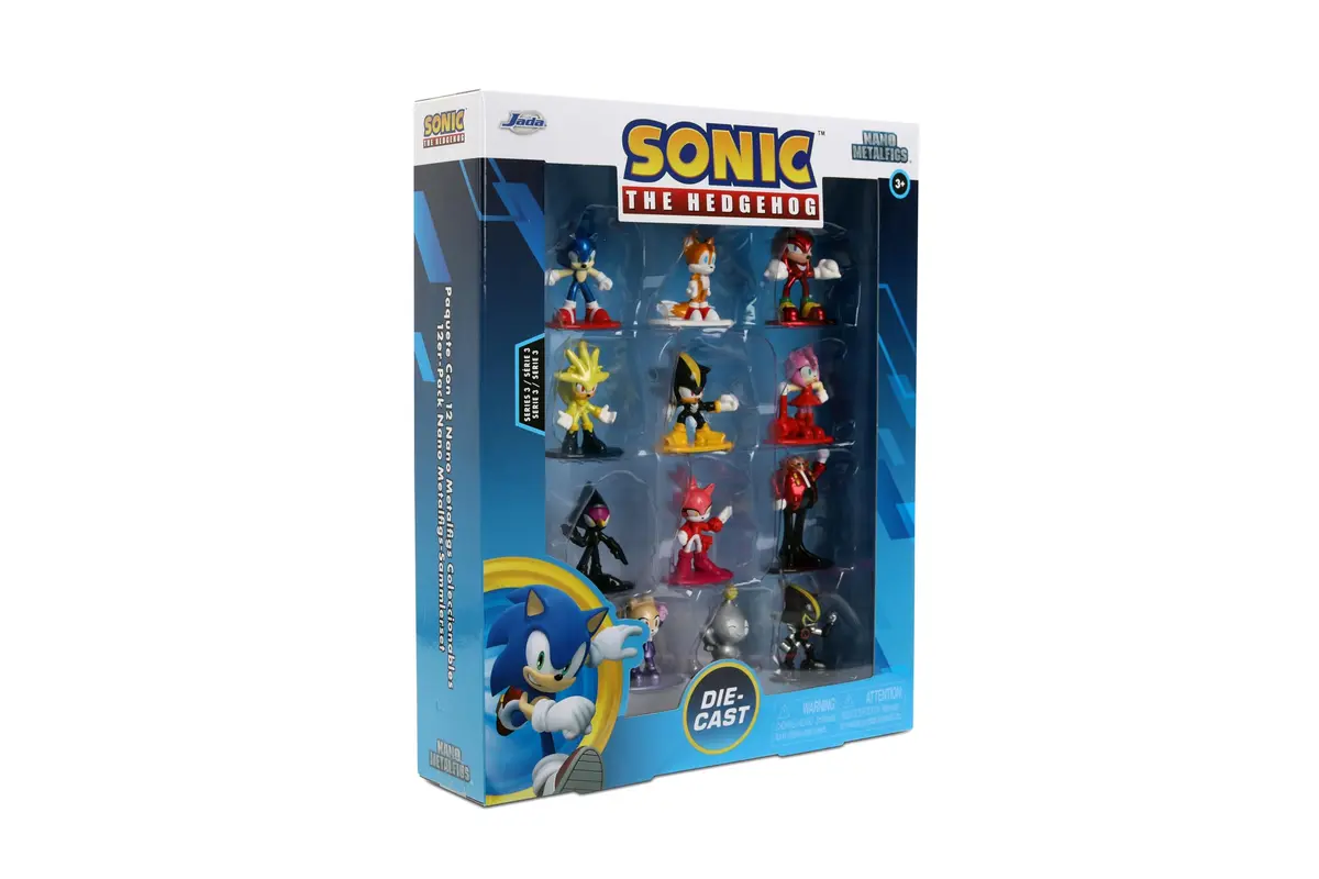 Jada Sonic The Hedgehog Nano Metalfigs Series 3 12-Pack 4.4cm (1.75in) | Official Sonic Partner - view 6