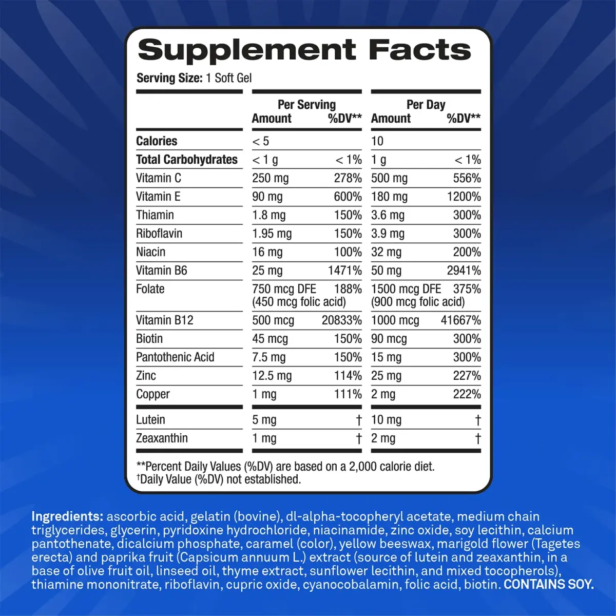 PreserVision AREDS3 Eye Vitamins Macular Supplement 60 Softgels | Supports Macular Health with AREDS2 Nutrients & B-Vitamins - view 6