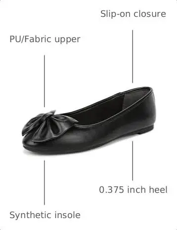 Sam & Libby Carlin Ballet Flat Black 7.5 | Modern Casual Comfort - view 3