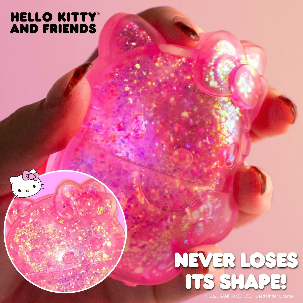 Hello Kitty® and Friends SLIMYGLOOP Gelli Gels Sensory Squeeze Toy | Glitter Filled Fidget Toy for Kids & Adults - view 3