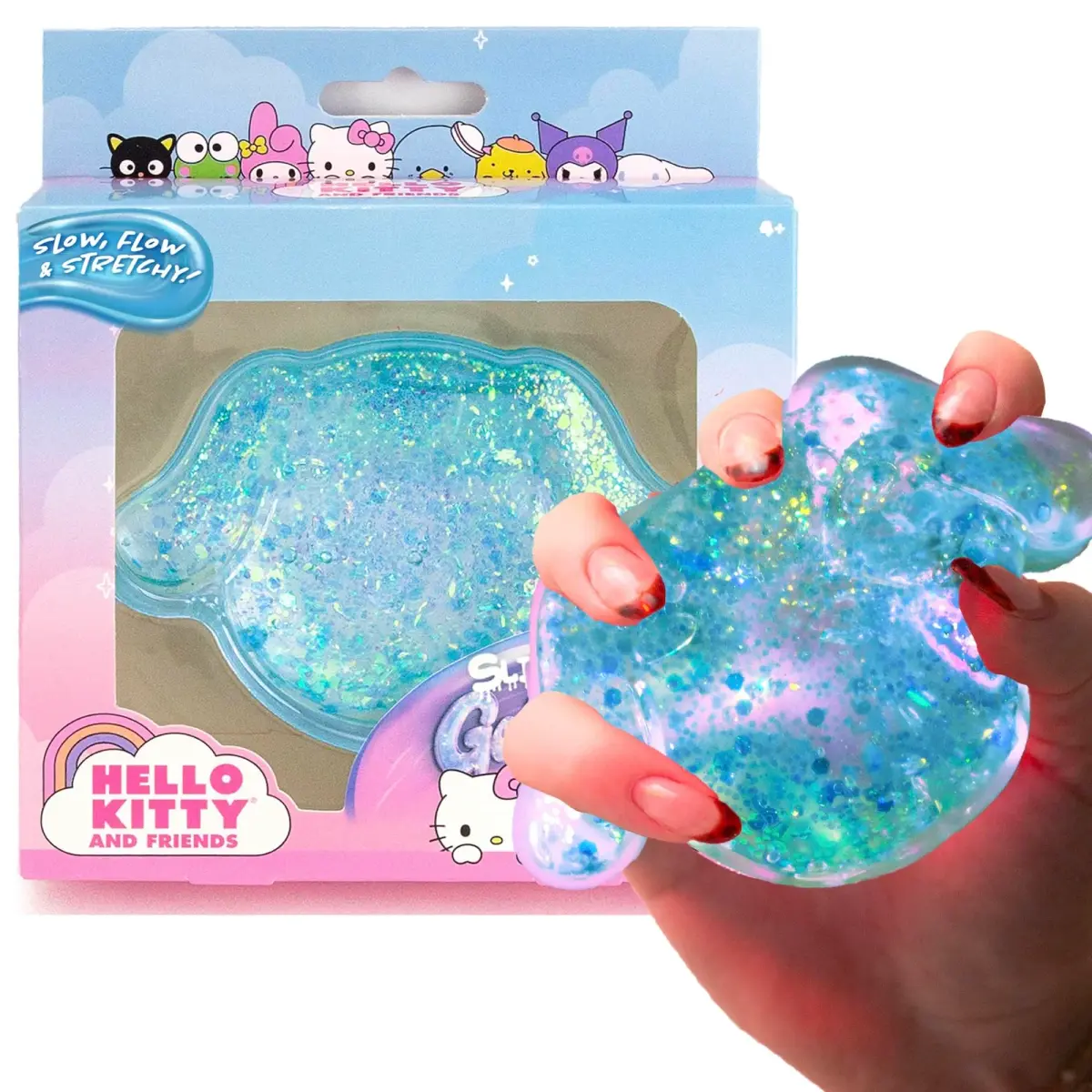 Horizon Group USA Hello Kitty® and Friends SLIMYGLOOP Gelli Gels Cinnamoroll™ Slow Rising Sensory Squeeze Toy (Blue, 1 pc) - main product image
