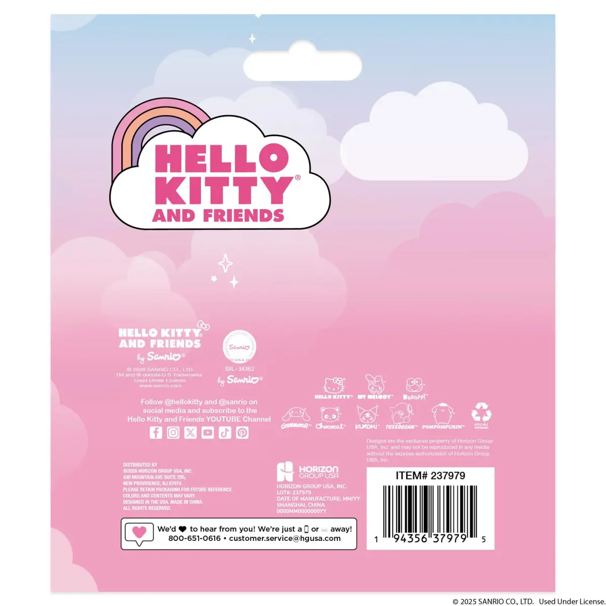Horizon Group USA Hello Kitty® and Friends SLIMYGLOOP Gelli Gels Cinnamoroll™ Slow Rising Sensory Squeeze Toy (Blue, 1 pc) - view 8