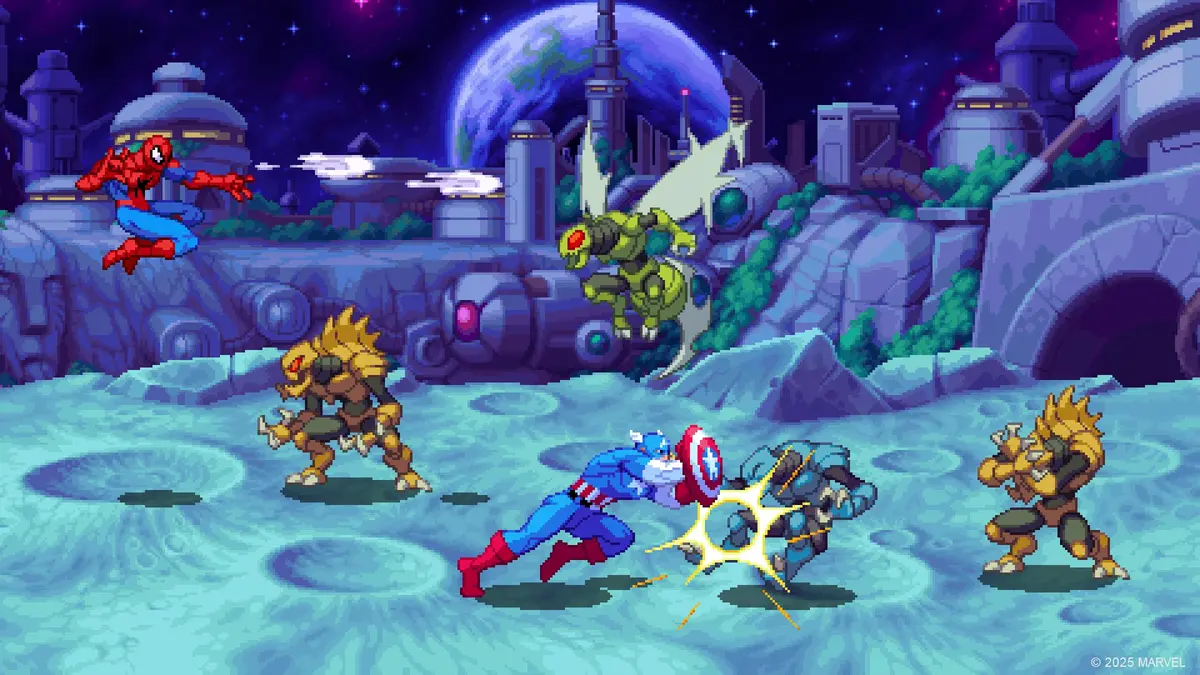 U&I Entertainment Marvel Cosmic Invasion Deluxe Edition PS5 | 15 Super Heroes, Retro Pixel Art, Local & Online Multiplayer - view 9