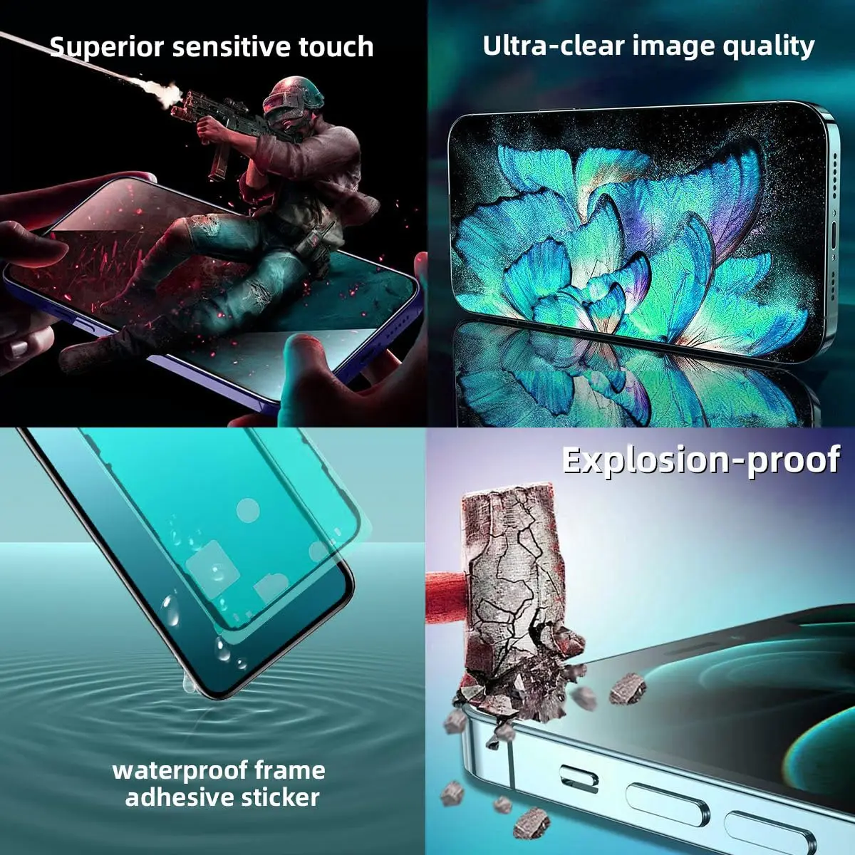 SIMDOG iPhone 14 Pro Max Screen Replacement Kit 6.7" Full HD | Compatible with A2651, A2893, A2896, A2895, A2894 - view 7