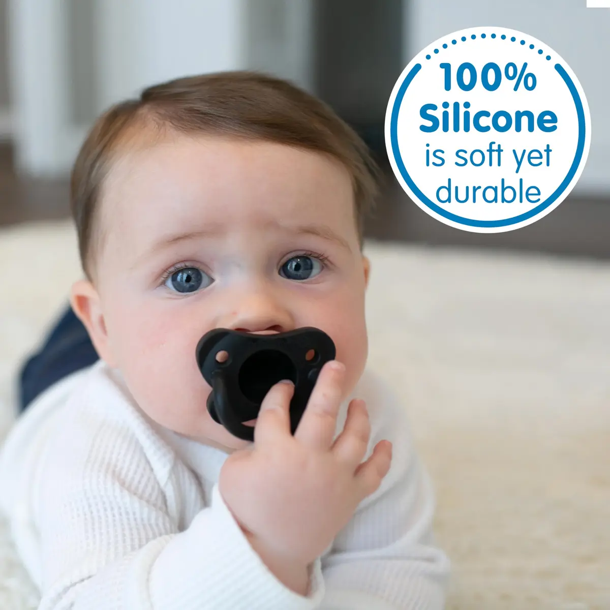 Dr. Brown's HappyPaci Silicone Pacifier 0-6m | Soft, BPA-Free, Contoured Shield - view 5