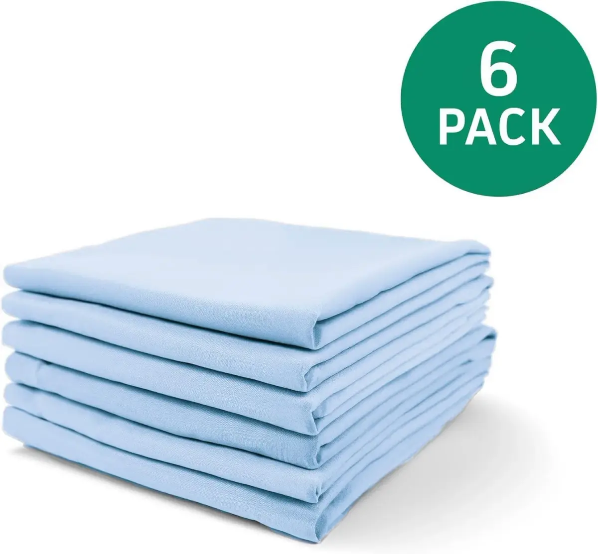 Rollee Pollee Blue Microfiber Cot Sheets - 23" x 42" - Secure Fit for Daycare Cots - view 2
