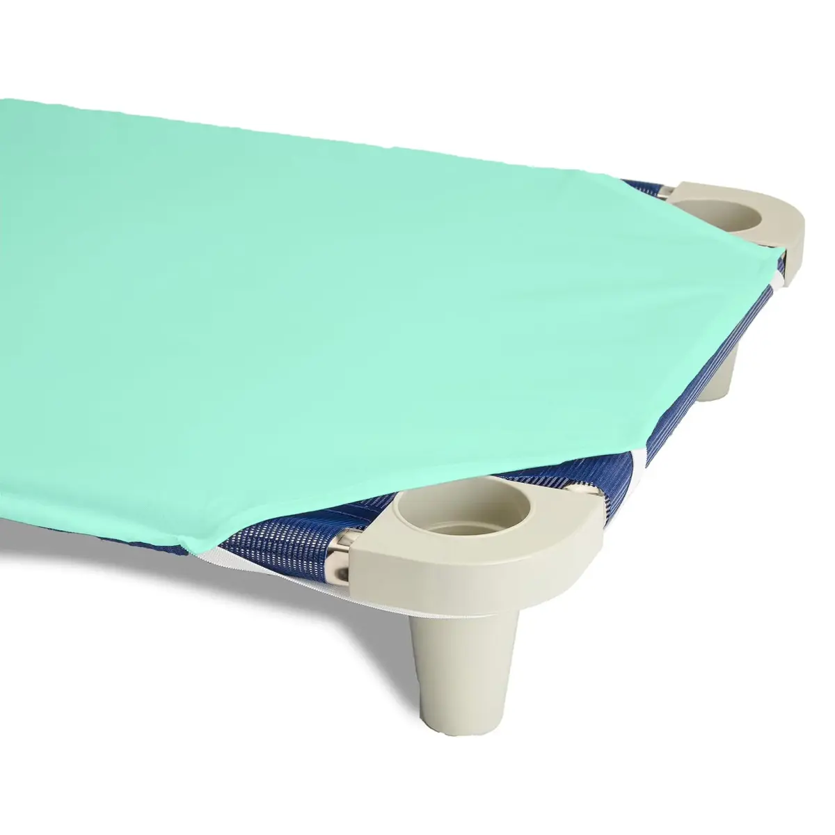 Rollee Pollee Green Microfiber Cot Sheets 52" x 23" (132cm x 58cm) | 6-Pack for Daycare Naptime - view 3