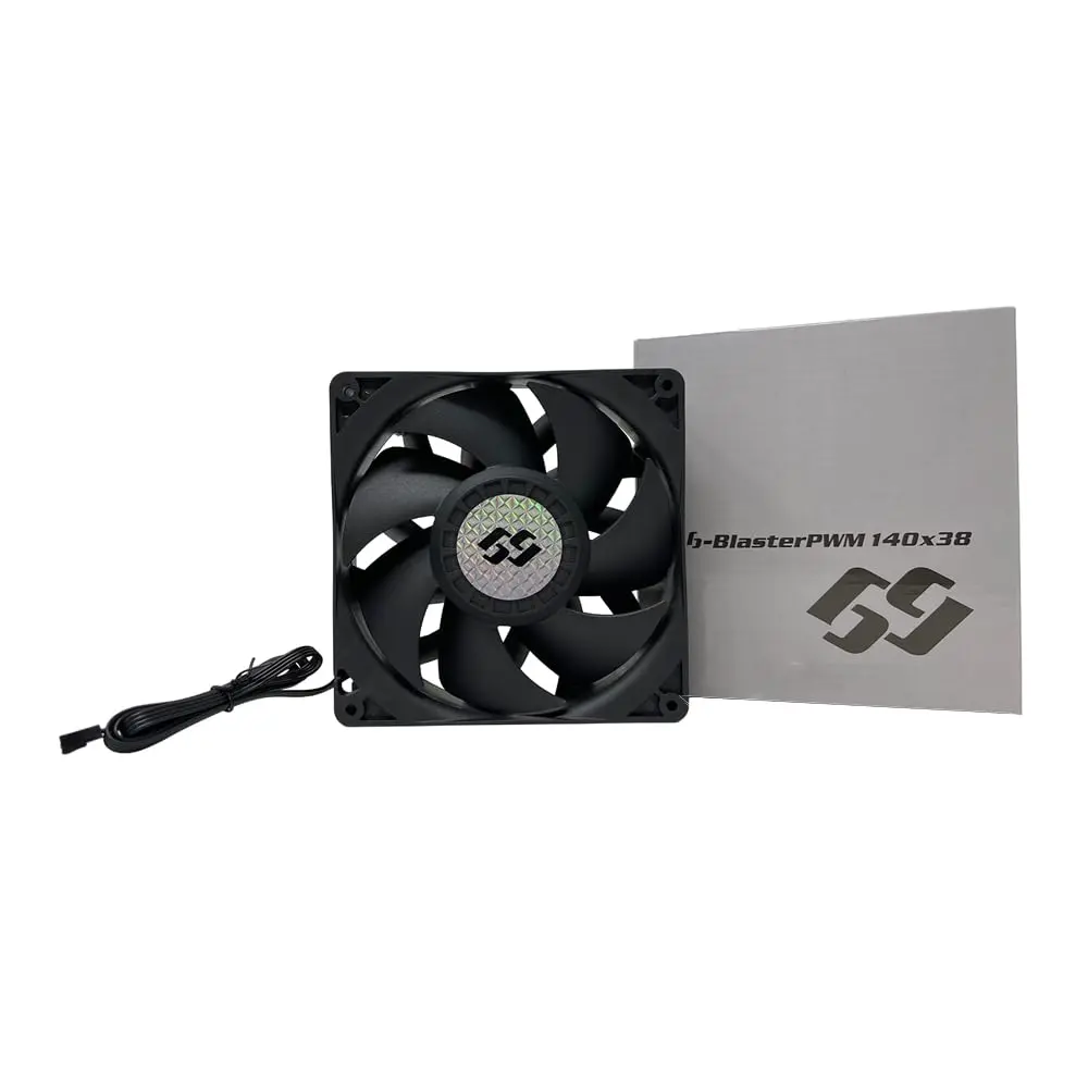 Bluegears b-BlasterPWM 140x38mm PWM High Speed Fan | 1200-6500 RPM, 398 CFM, UL CE FCC RoHS Reach Certified - view 6