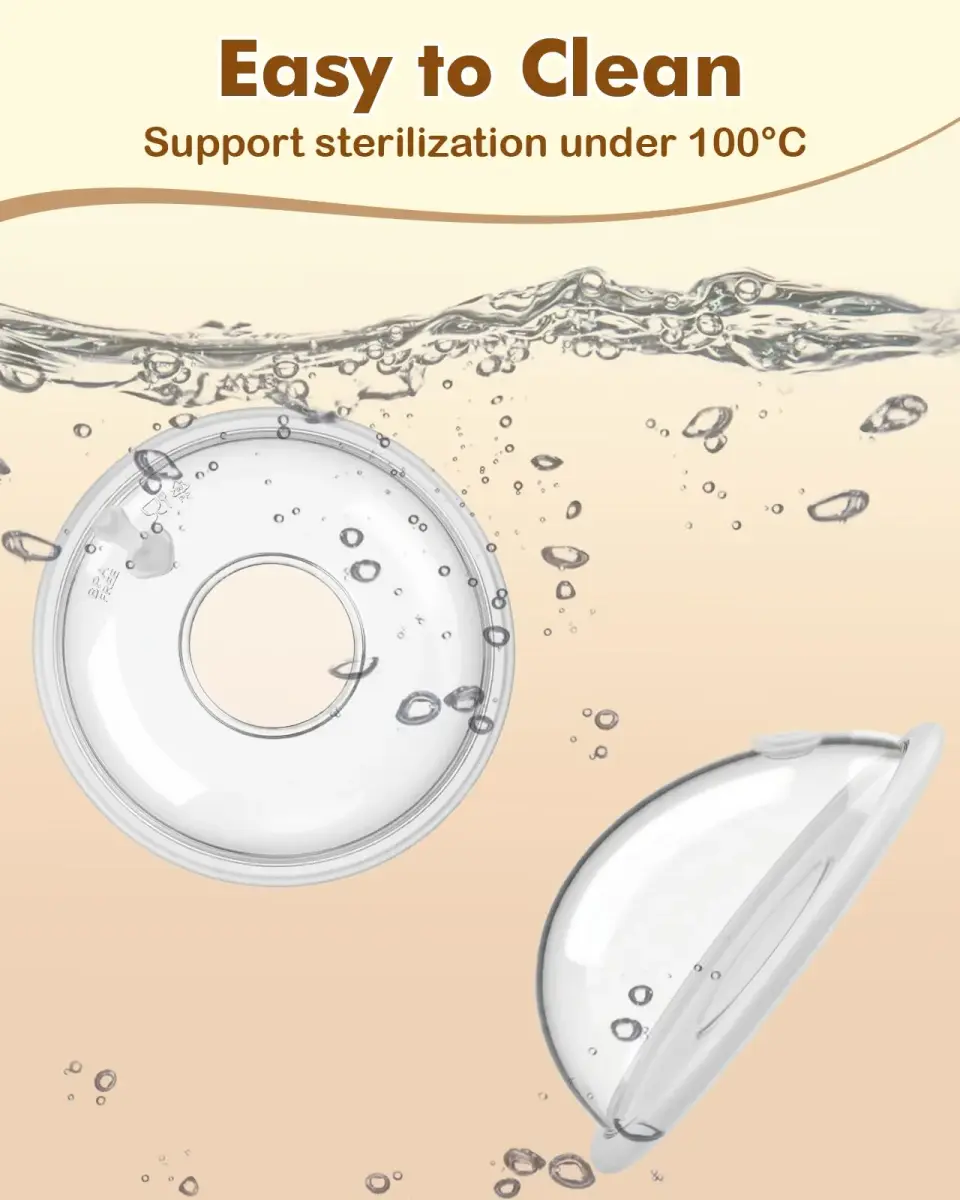 Lictin Breast Milk Collector Set with Storage Bags & Box - 60ml Cups | Protects Nipples & Collects Leaks - view 7