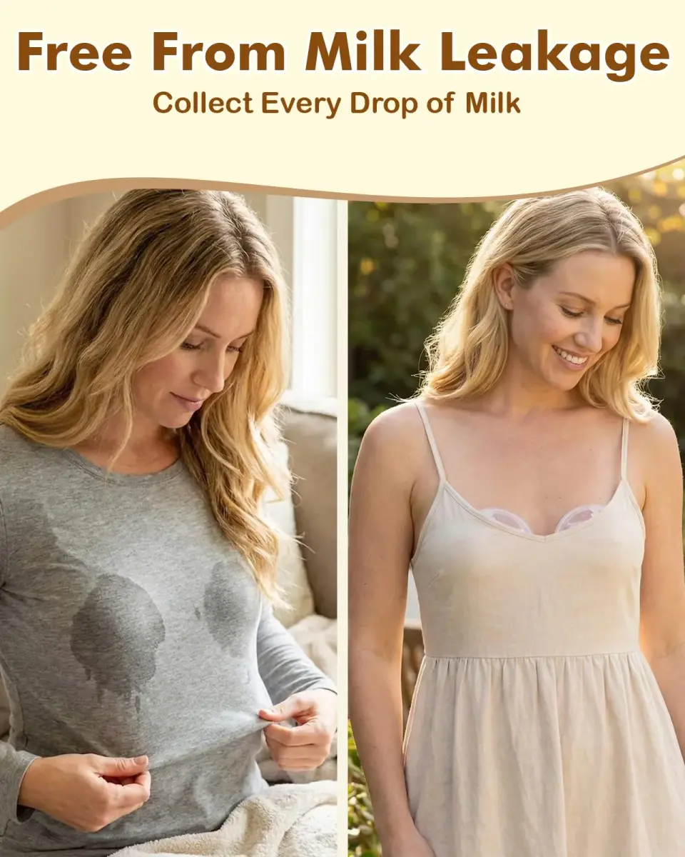 Lictin Breast Milk Collector Set with Storage Bags & Box - 60ml Cups | Protects Nipples & Collects Leaks - view 8