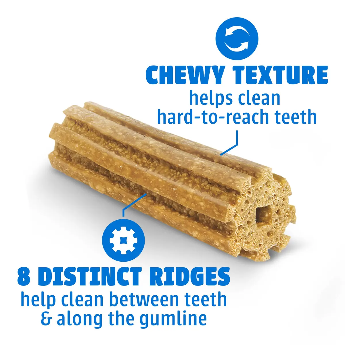 Dentalife Purina Large Dog Dental Chews 90 ct. | Tartar Reduction & Fresh Breath (100-120c) - view 3