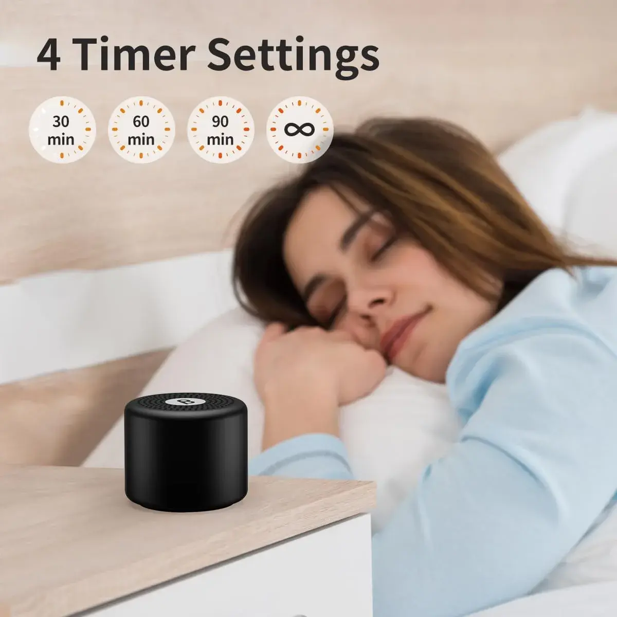 BodyHush Mini Portable White Noise Machine | 30 Sounds, 32 Volume Levels, 22-Hour Battery - view 3