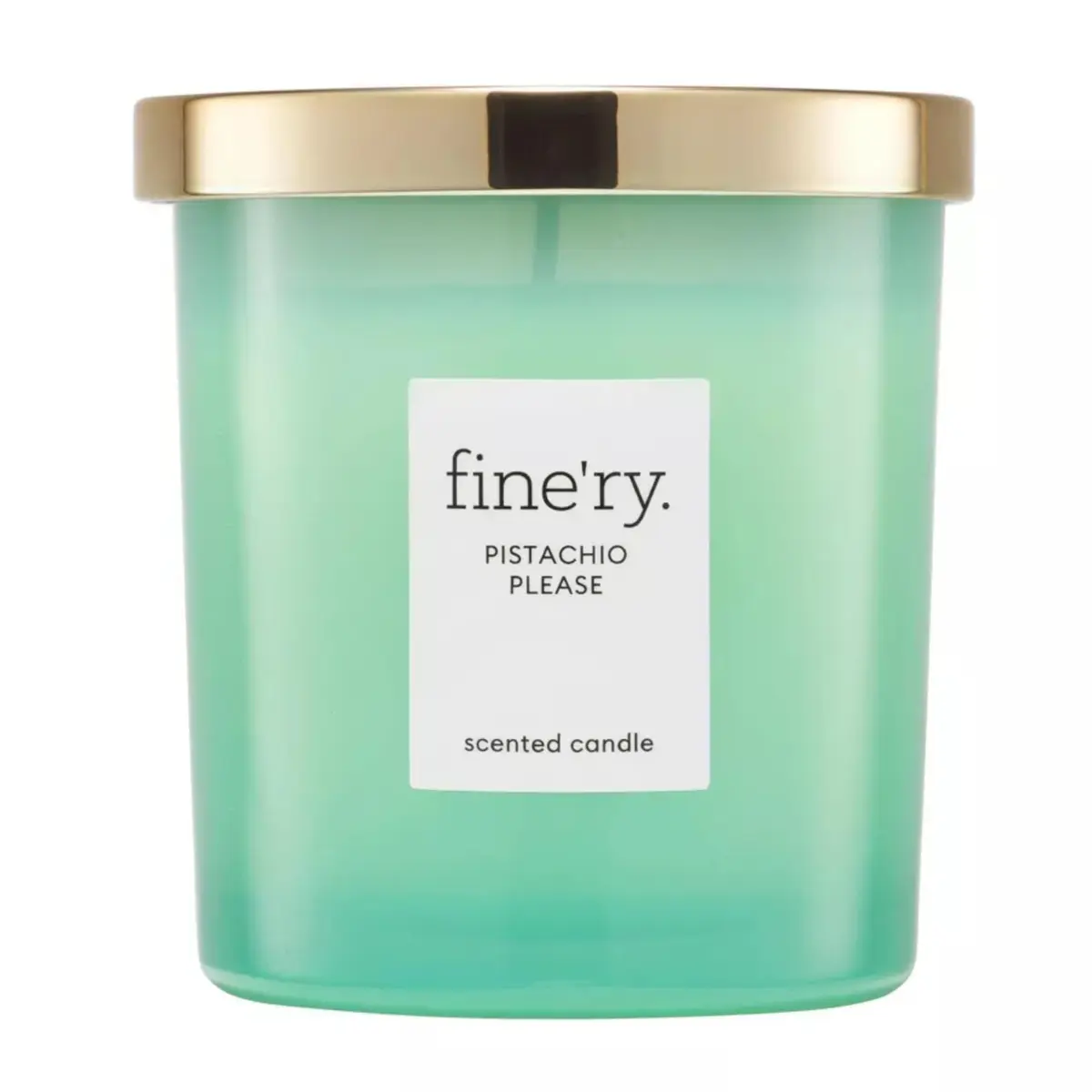 Fine'ry Pistachio Please Vanilla Scented Soy Candle 7oz | Luxurious, Vegan & Paraben-Free - main product image