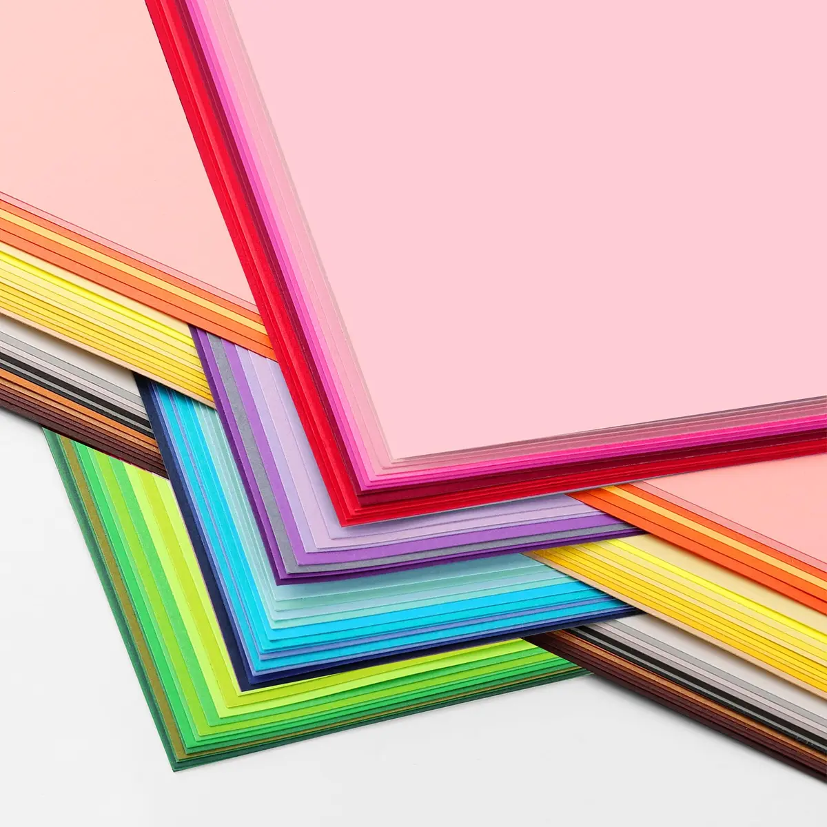 TUXIYA 80 Sheets 8.5" X 11" Colored Cardstock | Assorted Colors, 180 GSM, for Crafts & School Projects - view 3