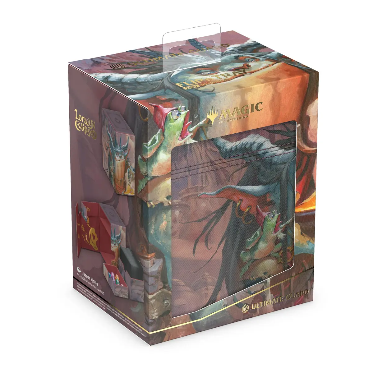 Ultimate Guard Flip'n'Tray 133+ Xenoskin Card Storage Box | Premium MTG Deck Case with Magnetic Closure (4.49 x 3.62 x 5.71 inches) - view 7