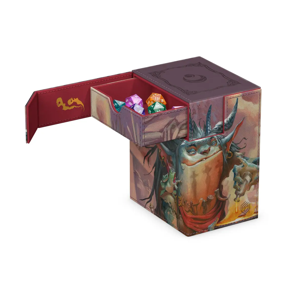 Ultimate Guard Flip'n'Tray 133+ Xenoskin Card Storage Box | Premium MTG Deck Case with Magnetic Closure (4.49 x 3.62 x 5.71 inches) - view 2