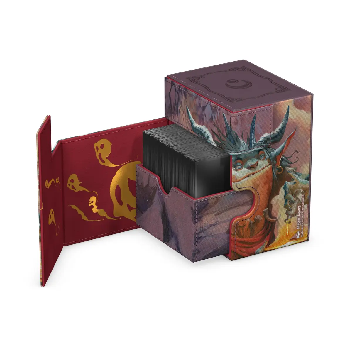 Ultimate Guard Flip'n'Tray 133+ Xenoskin Card Storage Box | Premium MTG Deck Case with Magnetic Closure (4.49 x 3.62 x 5.71 inches) - view 3