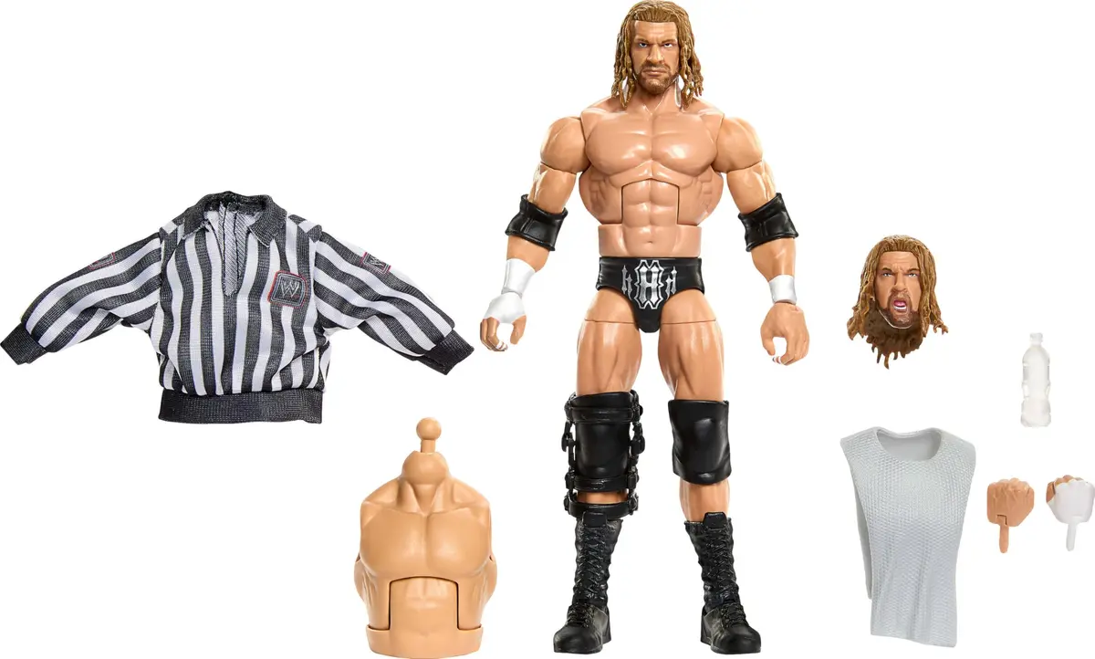 Mattel WWE Elite Collection Triple H Action Figure & Accessories | 7.17 inches | Authentic WWE Series - main product image