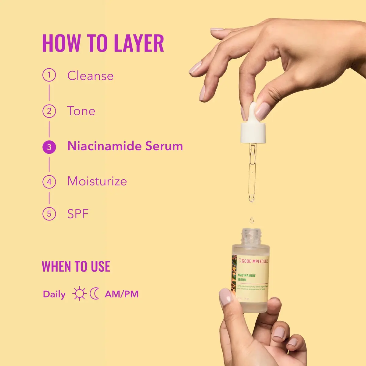 Good Molecules Niacinamide Serum Pack of 3 | 10% Niacinamide for Blemishes, Uneven Tone & Pores - view 7