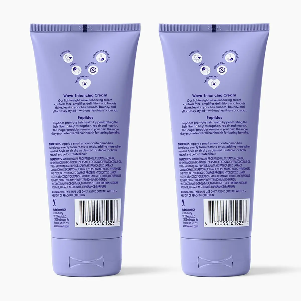 V&CO Wave Babe Wave Enhancing Cream (2 Pack) – Wavy Hair, Anti Frizz & Hydrating, 12 oz - view 7