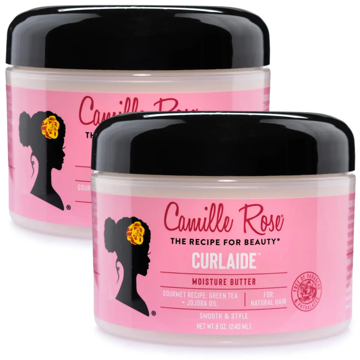 Camille Rose Curlaide Moisture Butter Curl Cream 240ml (8 Fl Oz) | Hydrates, Smooths, Enhances Natural Texture - main product image