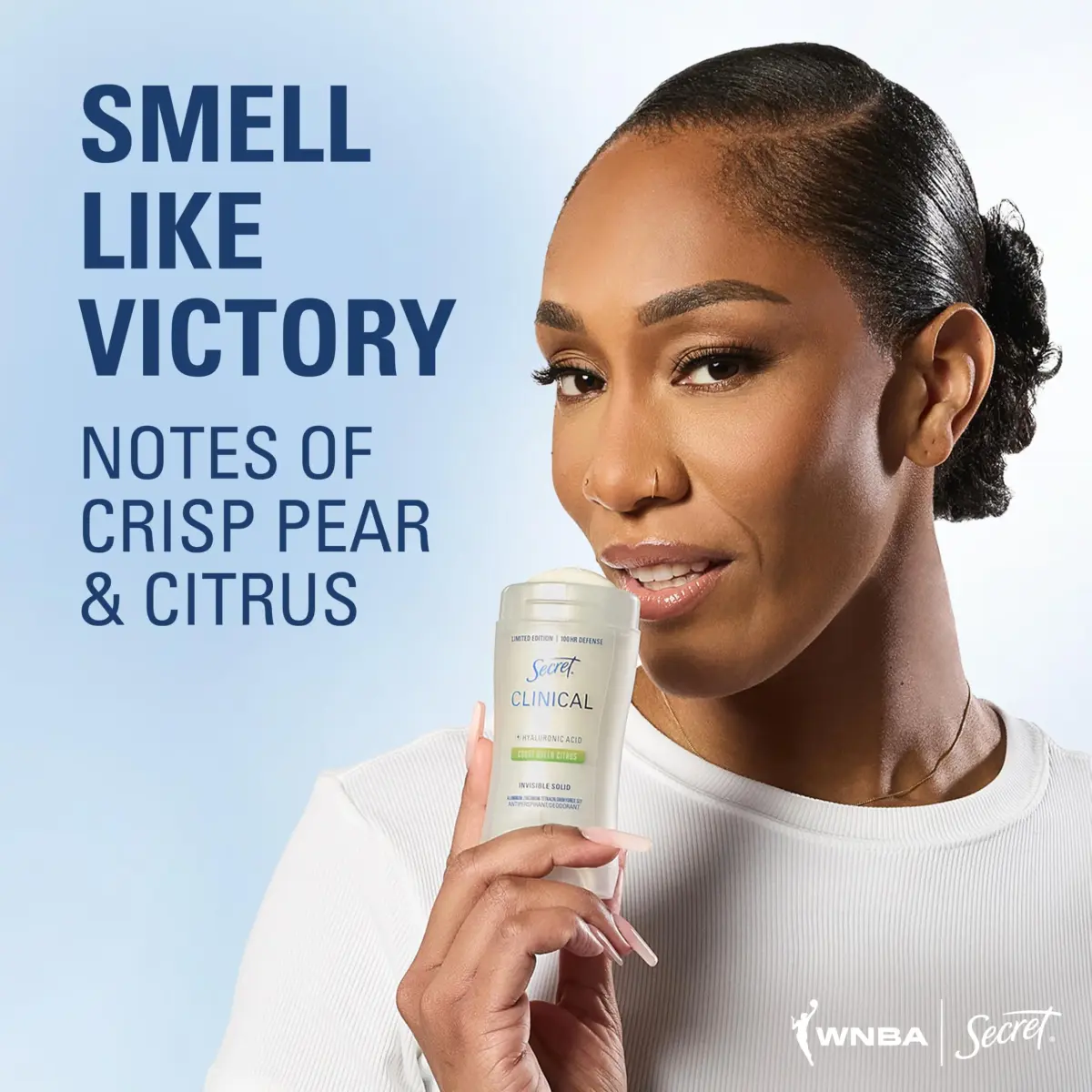 Secret Clinical Strength Invisible Solid Antiperspirant Deodorant for Women, Court Queen Citrus Scent, 76.6 ml (2.6 oz) - view 6